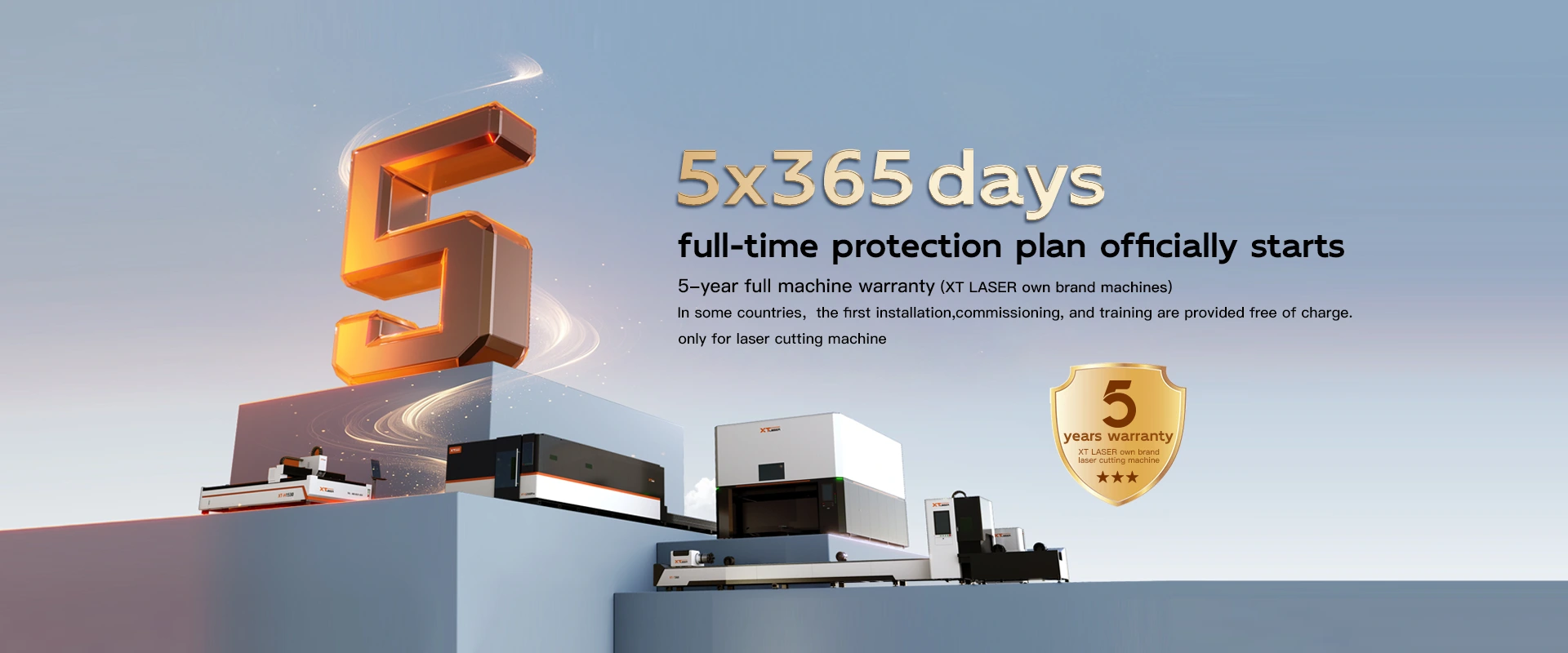 Garansi 5 tahun laser xt